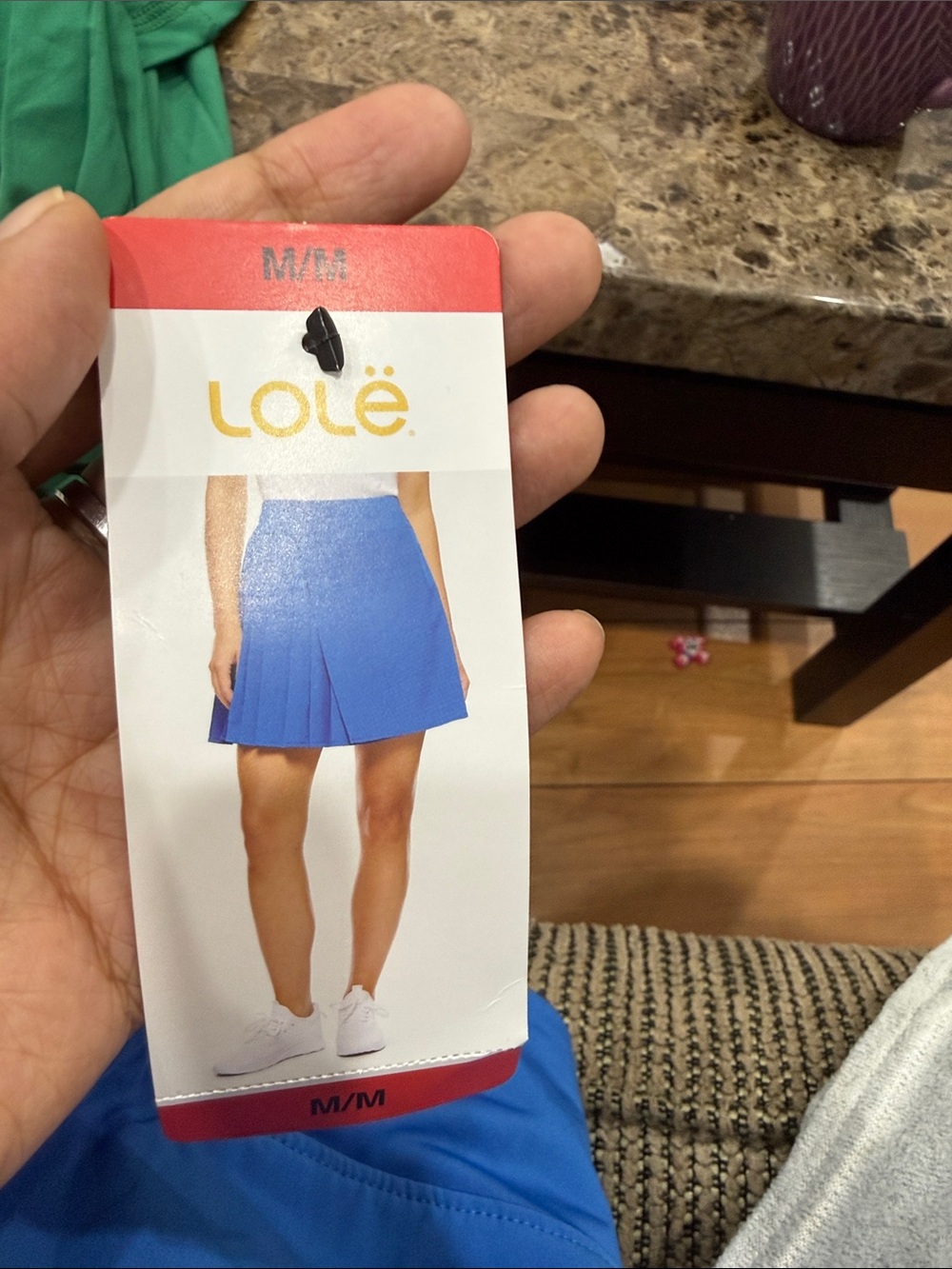 Women's Blue Tennis Skort